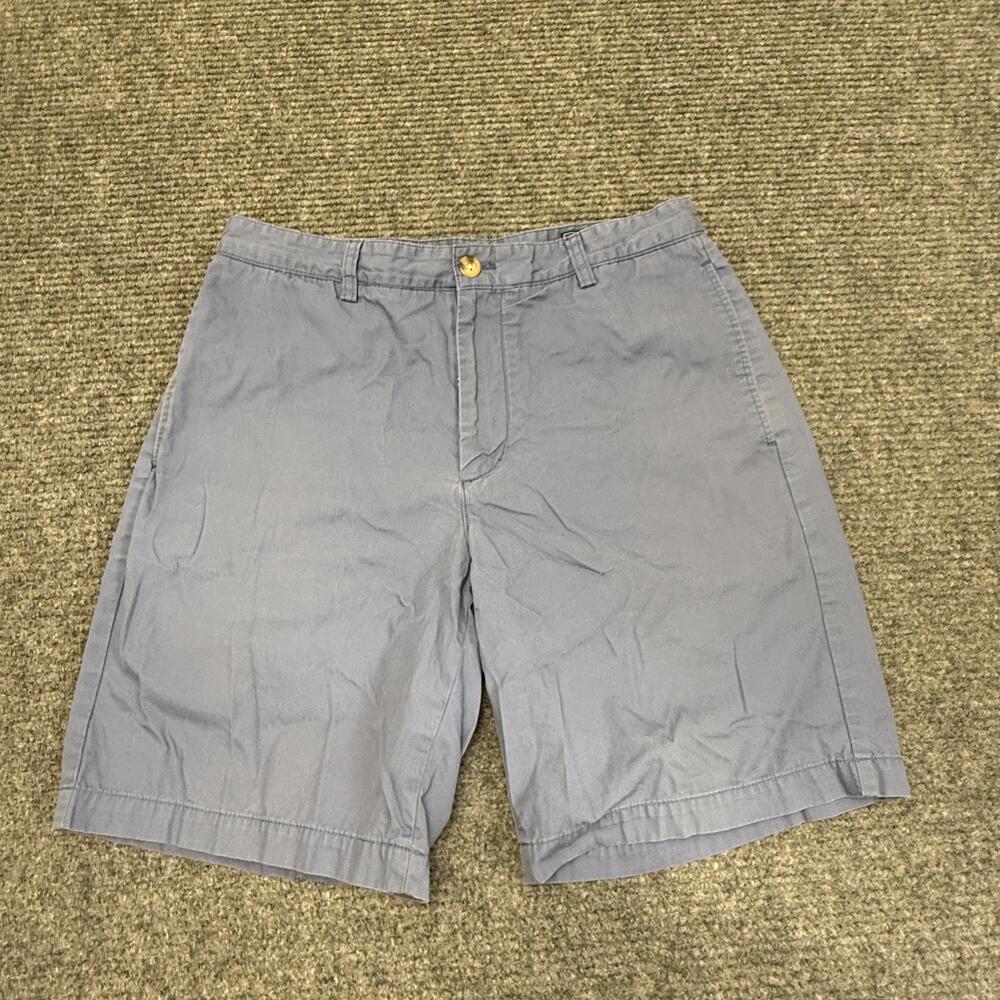 Vineyard Vines Shorts Mens 32 Blue Chino Flat Front Casual Summer 9 Inseam